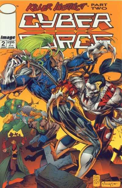 Cyberforce (1993 series) #2, NM + (Stock photo)