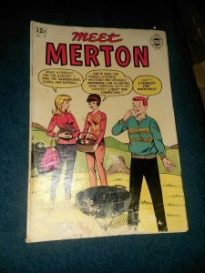 Dave Berg MEET MERTON 18 super comics 1960's teen humor silver age good girl art