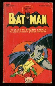 BATMAN PAPERBACK 1966-FIRST PRINTING-ORIGIN FROM TEC 27 VG/FN