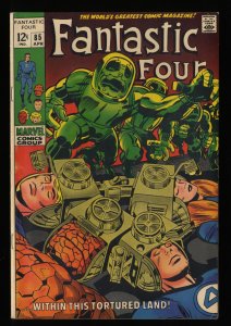Fantastic Four #85 FN- 5.5 Marvel Comics