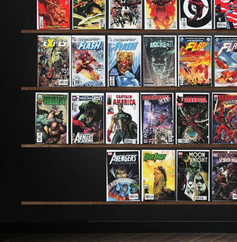 Huge Lot 150+ Comics with Cable, X-Force, Exiles, The Flash & More!