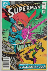 Superman   vol. 1   #385 VG Lex Luthor, Kane cover