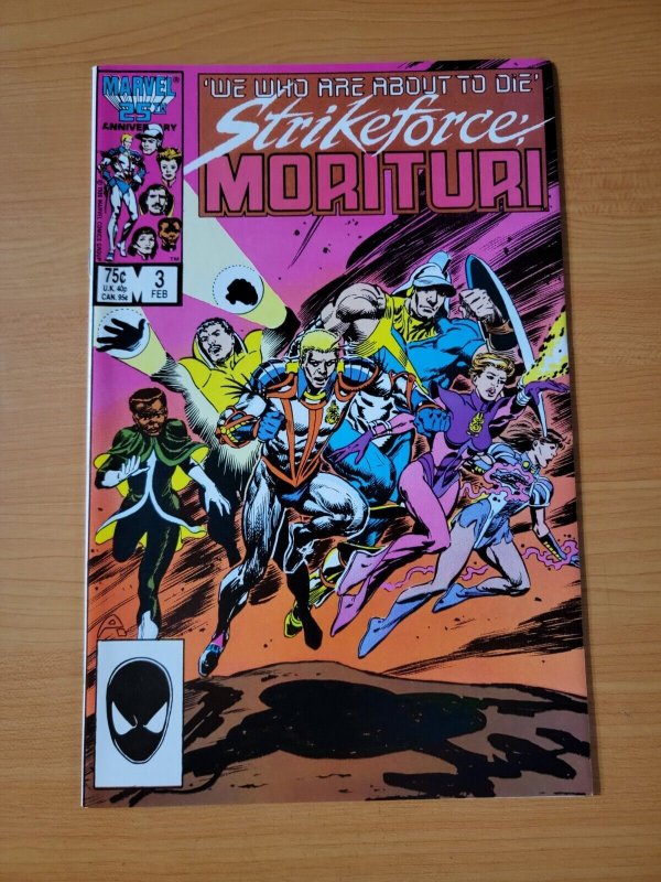 Strikeforce Morituri #3 Direct Market Edition ~ NEAR MINT NM ~ 1987 Marvel Comic