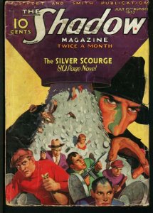 THE SHADOW Pulp July 15 1933- THE SILVER SCOURGE VG