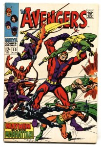 Avengers #55 -- 1968 -- 1st Ultron -- Silver-Age -- Marvel -- Comic Book -- VG+