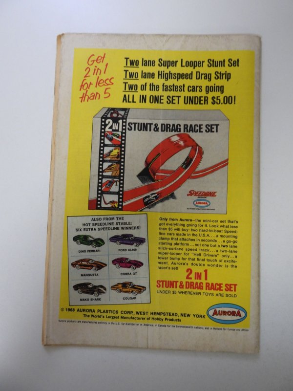 Green Lantern #65 (1968) VG condition subscription crease