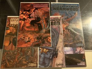 Chronicles of Wormwood The Last Battle (Lot of 5 Comics) #1 wrap 2 3 3var 6 wrap