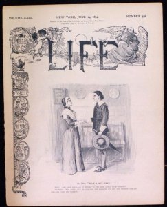 LIFE MAGAZINE #598 JUNE 14 1894