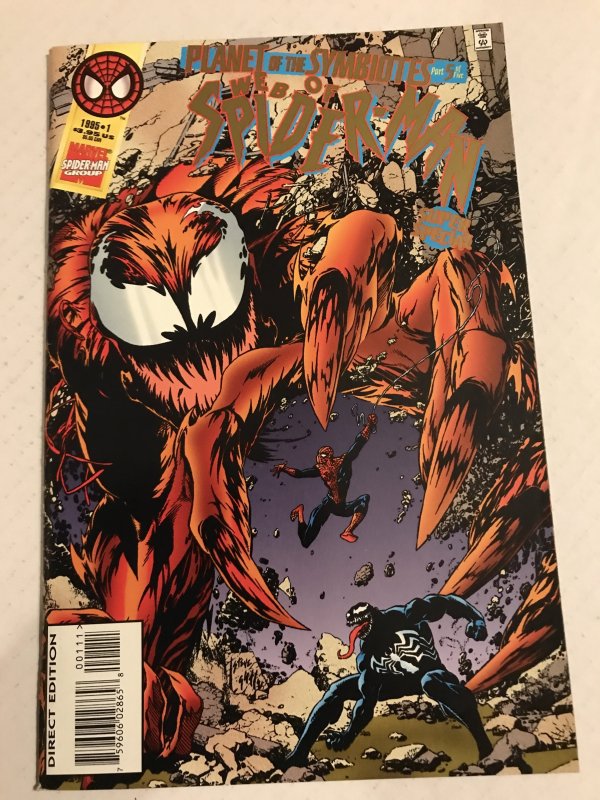 Web of Spider-Man Super Special #1 : Marvel 1995 NM-; Venom, Carnage, giant size