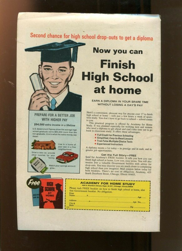 CAPTAIN AMERICA #139 (6.5) THE FATEFUL CHOICE! 1971