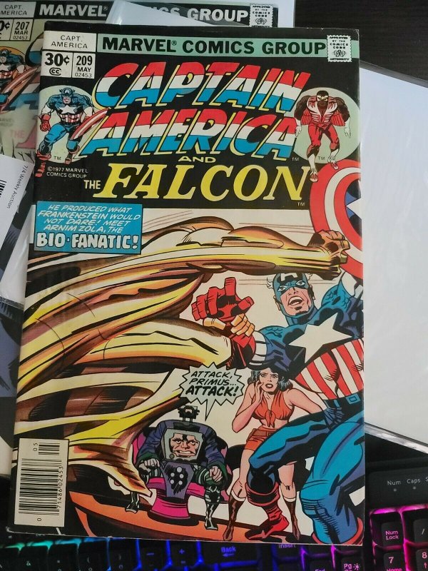 Captain America and The Falcon #209 Jack Kirby *Key Issue* 1st AppearancePrimus