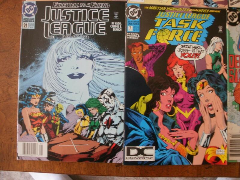 6 DC Comic Book: JUSTICE LEAGUE #91 QUARTERLY #4 15 TASK #7 ANNUAL #1 EUROPE #2