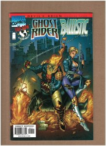 Ghost Rider/Ballistic #1 Marvel/Top Cow Comics 1997 Devil's Reign NM- 9.2