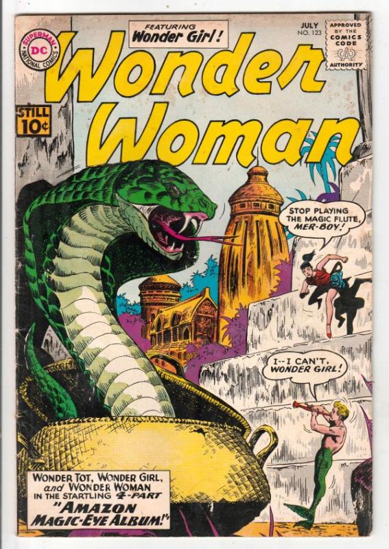 Wonder Woman #123 (Jul-61) FN+ Mid--High-Grade Wonder Woman