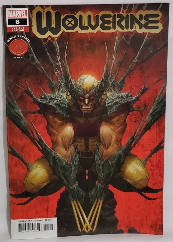 Wolverine #8 Dave Rapoza Knullified Variant Cover (2021)