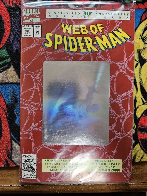 WEB OF SPIDER-MAN #90 Sealed Condition NM or Better