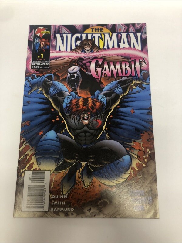 The Night Man Gambit (1996) #1 2 3 (VF+/NM) Complete Set Marvel/Malibu