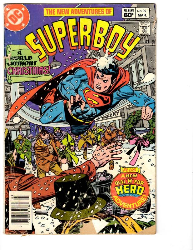 5 The New Adventures of Superboy DC Comic Books # 37 38 39 40 41 Superman BH20