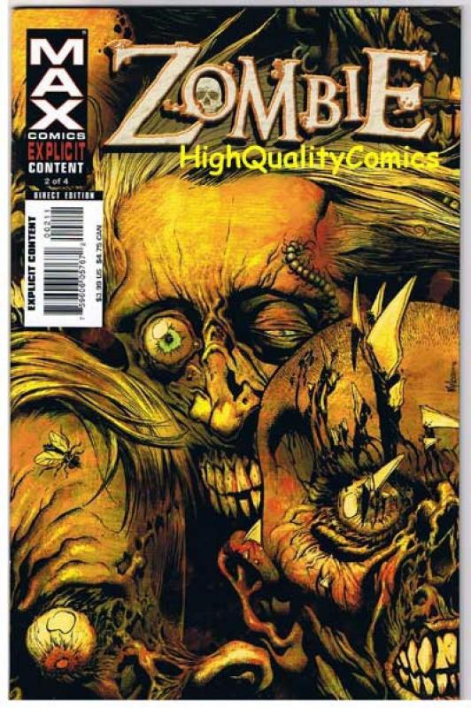 ZOMBIE #1 2 3 4, NM+, Horror, Max, Walking Dead, Horror, 2006, Undead, s