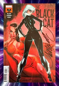 Black Cat #7 (2020) VF Campbell Signed COA Variant/MCU Spiderverse Spiderman