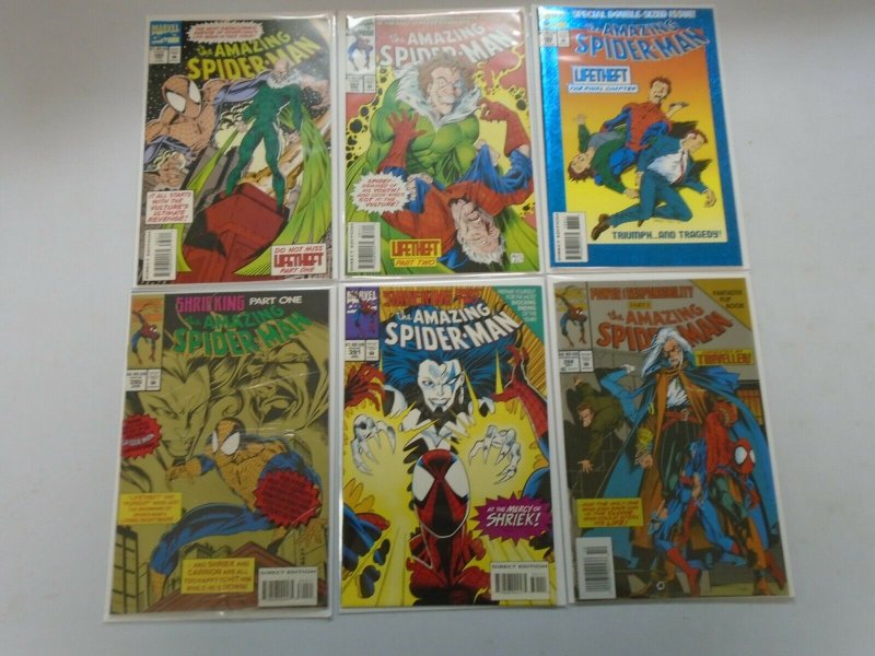 Amazing Spider-Man Comic Lot From #350-399 33 Different Average 8.0 VF (1991-95)