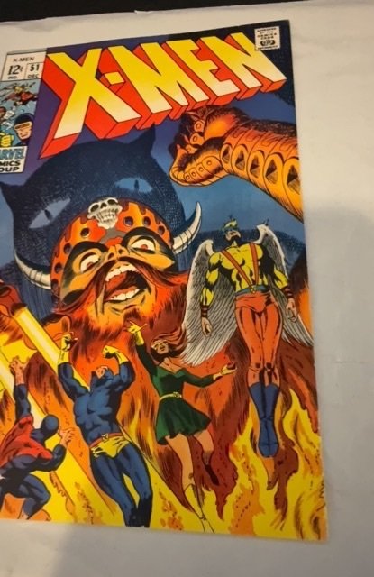 X-Men 51 1968 Marvel Comics Steranko 1st App Erik the Red Cyclops Marvel Girl