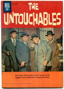 The Untouchables- Four Color Comics #1237 1961-ROBERT STACK PHOTO COVER- vg