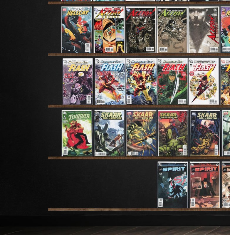 Huge Lot 170+ Comics with Action Comics, Wonder Woman, The Flash & More!