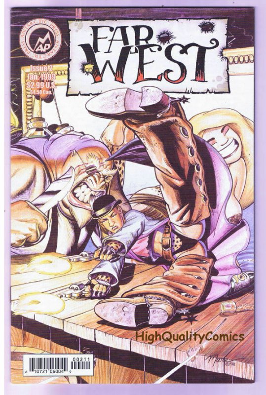 FAR WEST #2, NM, Richard Moore, Antarctic Press, 1998, more indies in store