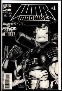 War Machine #1 Newsstand Cover (1994) War Machine