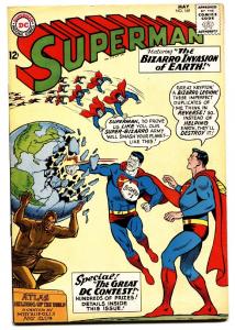 Superman #169 Bizarro invasion issue-comic book 1964-DC Comics