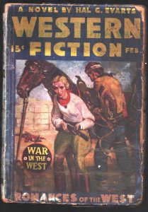 Western Fiction #2 2/1935-2nd issue-War in The West-Hopalong Cassidy 