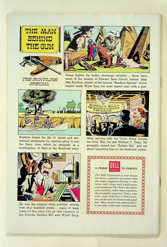 Four Color #890 - Wyatt Earp (1958, Dell) - Fine/Very Fine