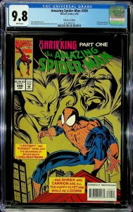 The Amazing Spider-Man #390 Metallic Ink Cover (1994)- CGC 9.8 - Cert#4241835014