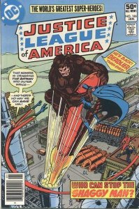 Justice League of America #186 (Newsstand) FN ; DC | George Perez Shaggy Man