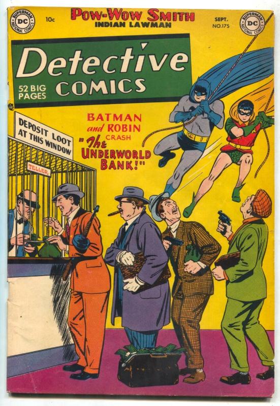 Detective Comics #175 1951- Batman- Wild Bunch- Robotman FN 