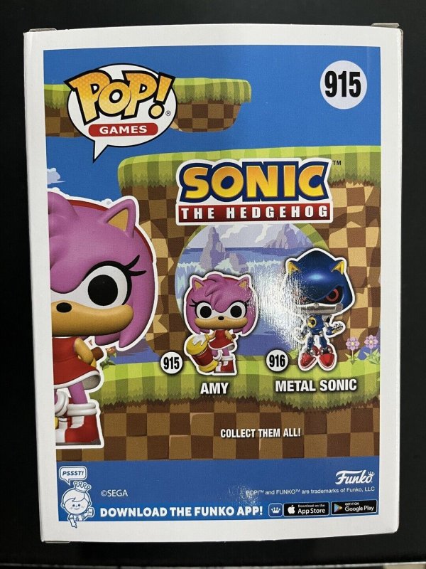 Funko Pop! Sonic the Hedgehog Amy #915