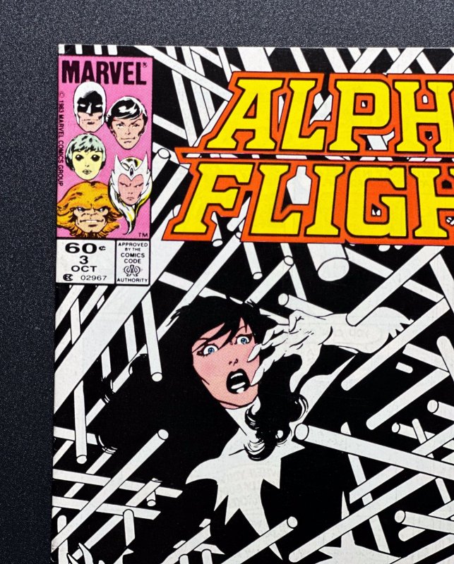 Alpha Flight #3 (1983) - [KEY] Negative Space Cover - VF