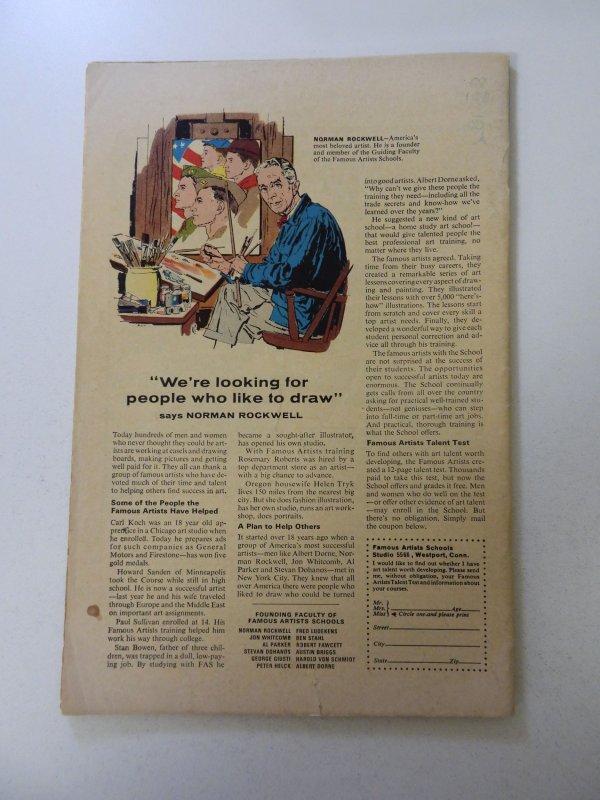 Daredevil #33 (1967) FN condition stain, stamp back cover