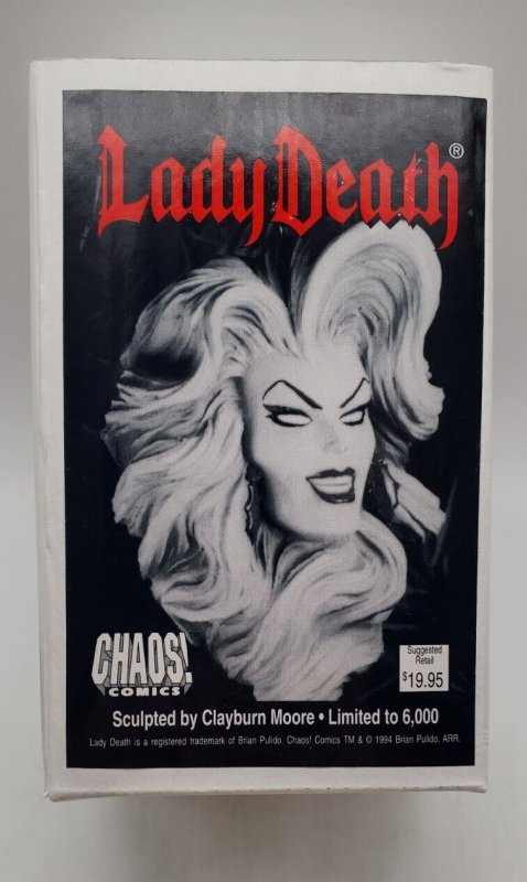 LADY DEATH CHRISTMAS ORNAMENT CHAOS! COMICS (1994)  #1771 / 6000 Factory Box