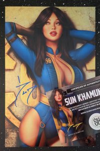 SIGNED Becca Boo #2 || Khamunaki Vault 66 Fallout Metal Variant || LTD 15
