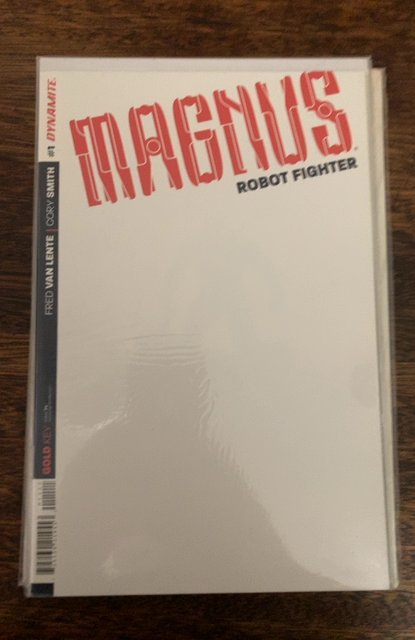 Magnus Robot Fighter #1 Blank Authentix Cover (2014)