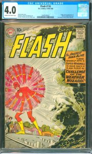 The Flash #110 CGC Graded 4.0 Origin and 1st Appearance of Kid Flash (Wally W...