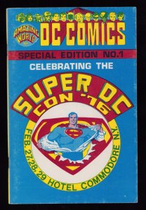Amazing World of DC Comics Special Edition #1 Super DC Con 1976 ( VF 8.0)