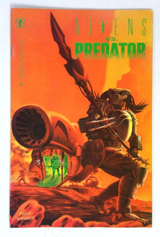 Aliens vs. Predator #1 (1990) Space Phill Norwood Dark Horse VF/NM