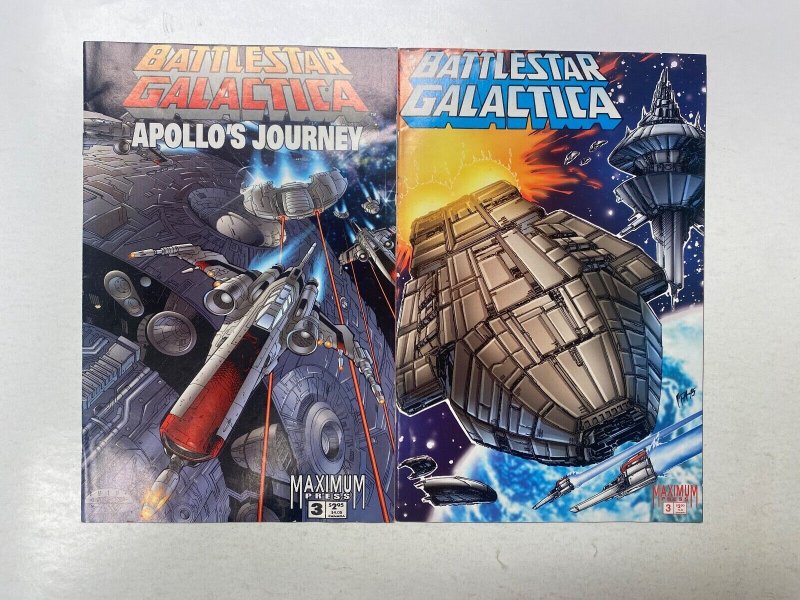 3 Battlestar Galactica MAXIMUM comic books #3 3 4 17 KM21