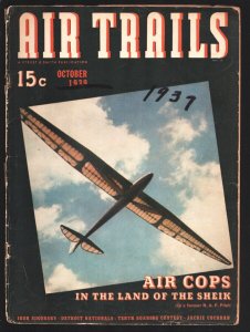 Air Trails 10/1939-Photo cover-Air Corps in The Land of The Sheik-pulp fictio...
