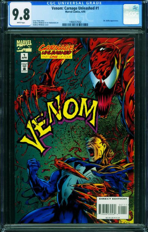 Venom: Carnage Unleashed #1-1995 CGC 9.8 1994557002