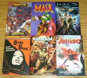 Lot of (10) Dark Horse TPBs/HCs - hellboy - the mask - conan - (value: $203)