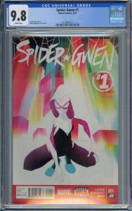 SPIDER-GWEN #1 CGC 9.8 1ST SOLO TITLE 7017